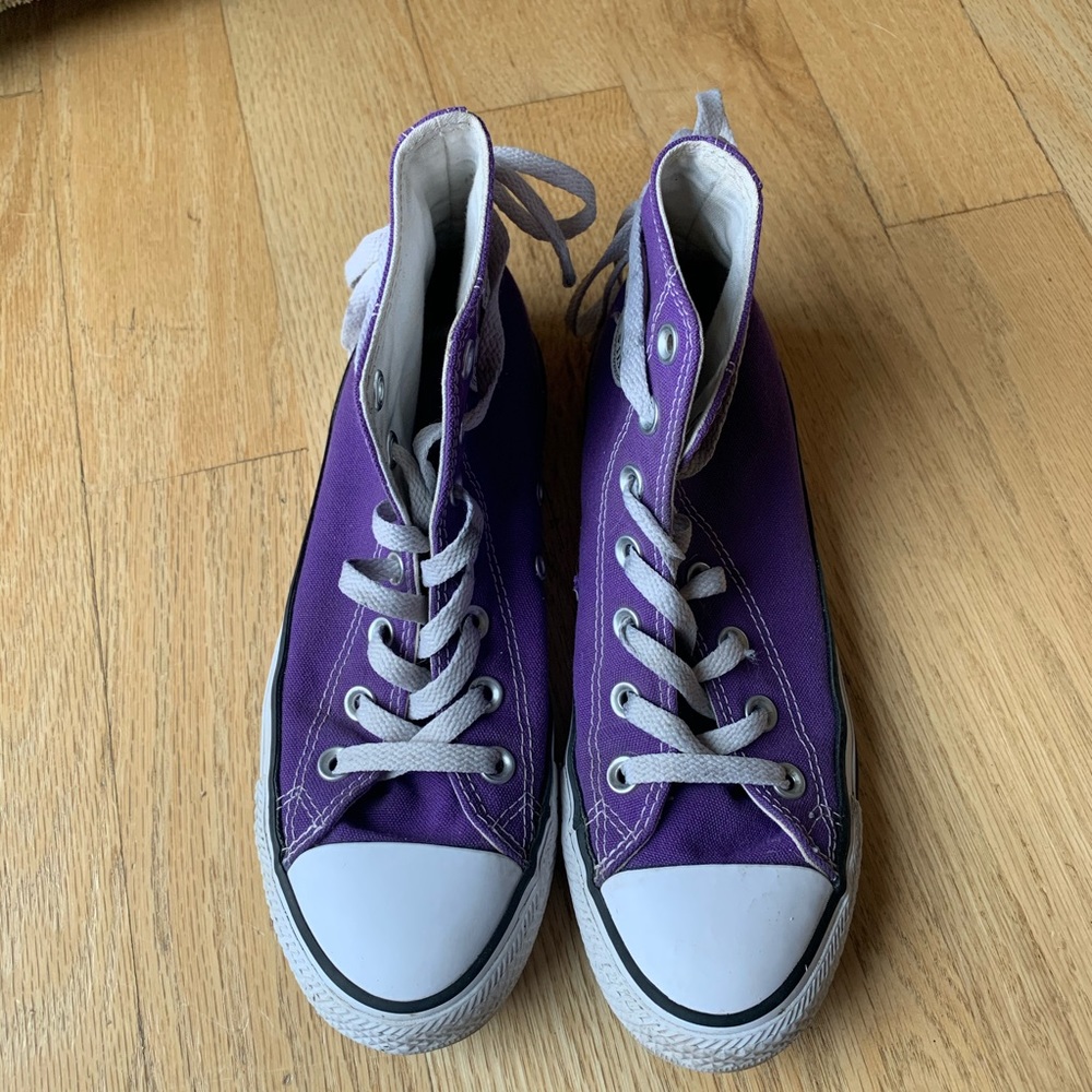 Converse High Tops Purple